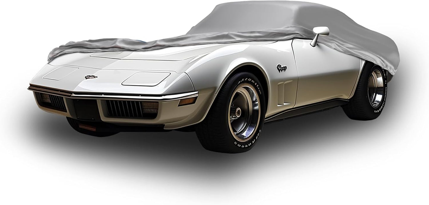 Car Covers Weatherproof Max Car Cover & Warranty Compatible with Chevrolet 1962-1967 Corvette Sting Ray- Outdoor Cover Theft Cable Lock Car Accessories Better Than Waterproof