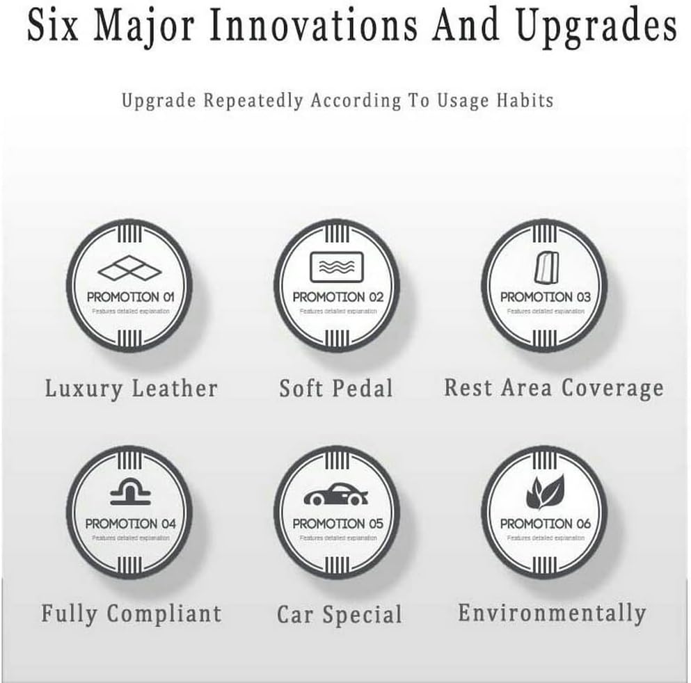 TAHALICustom Colors Car Floor Mats Black Pink for 99.9% Sedan SUV Sports， All-Weather Liners Car Floor mat，Luxury Leather Automotive Floor Mats (Black White mats,3D Floor Mats)