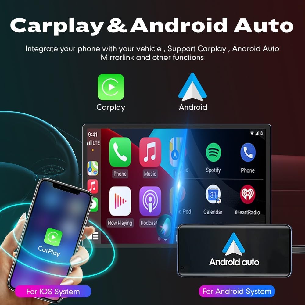 Kunfine Car CarPlay Android Auto Navigation Stereo GPS Radio Reverse Camera Display 13.1" QLED Touchscreen Headunit Tablet Pad Media Player For Peugeot 301 13-22 if Applicable Octa Core 6G+128G Silver