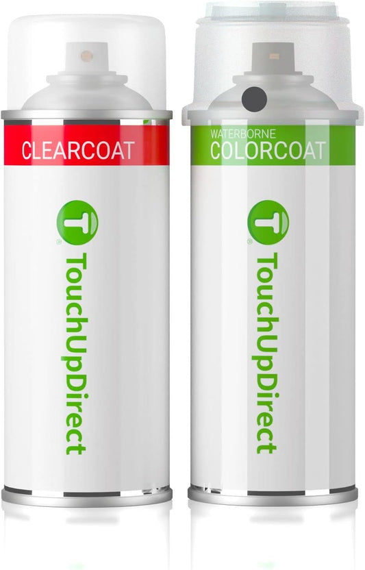 TouchUpDirect 1H1 Gray/Predawn Gray Metallic Compatible with Toyota Exact Match Touch Up Paint Aerosol - Essential Kit