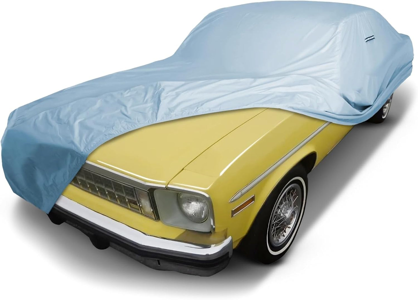 iCarCover Custom Car Cover for 1968-1979 Chevy Nova 2-Door, Waterproof All Weather Rain Snow UV Sun Protector Full Exterior Weatherproof Indoor Outdoor Car Cover with Strap