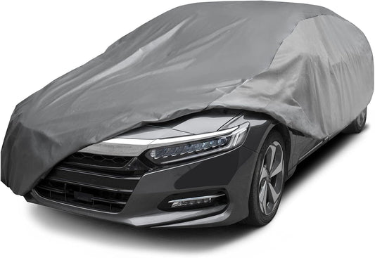 XCAR Ultra Light Waterproof Car Cover for Automobiles All Weather Protection, Windproof & Breathable, Fits Sedan Up to 200"