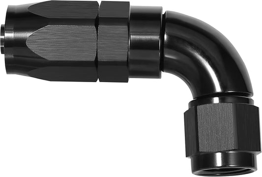 EVIL ENERGY 12AN 90 Degree One Piece Full Flow Hose End Fitting Swivel For CPE Braided Hose