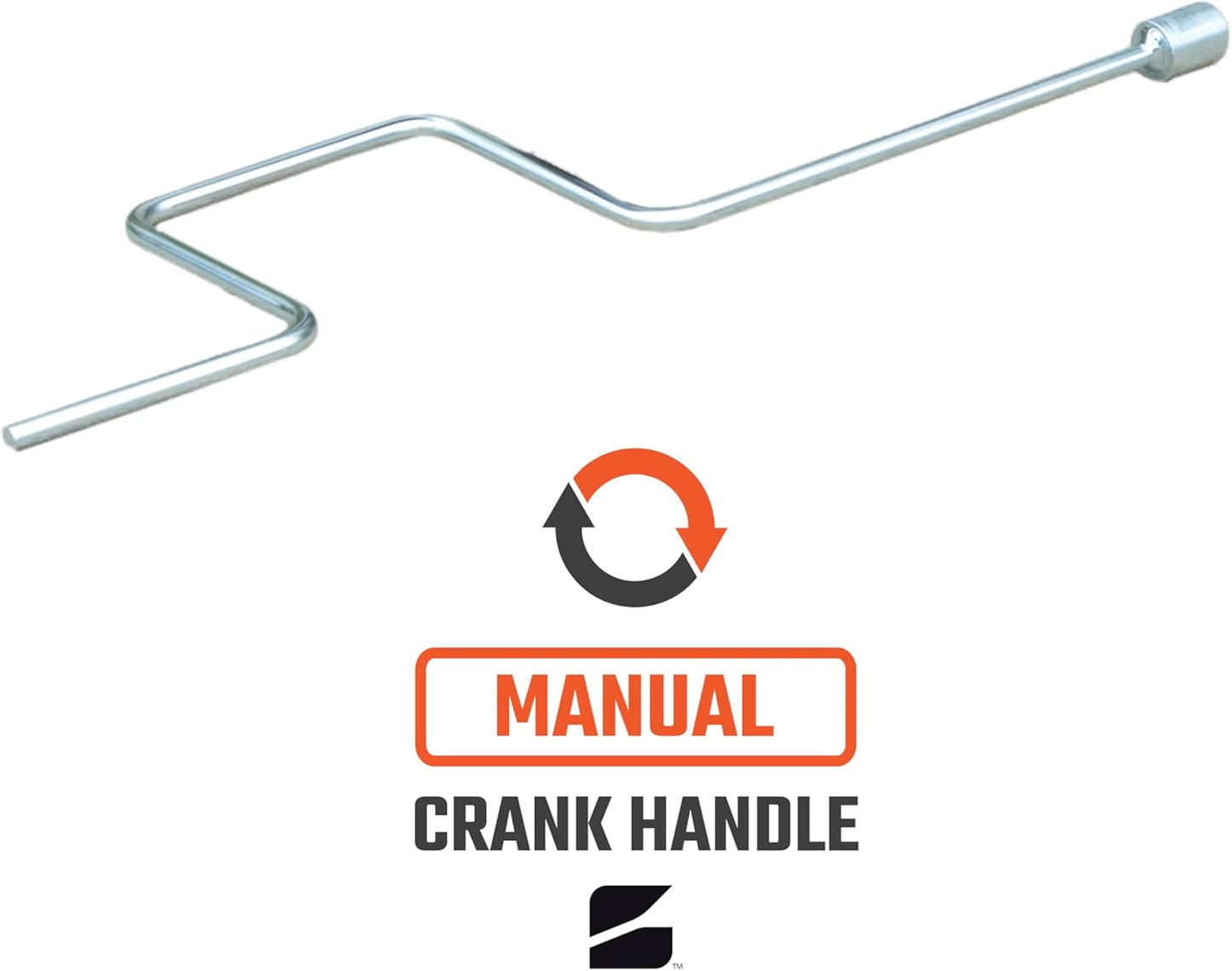 Bastion Distribution One New 24" Scissor Jack with Crank Handle | 5000lbs Capacity | Adjustable 4-24” Height | Spray-Tested Powder Coated | BJ-5000MSJ24