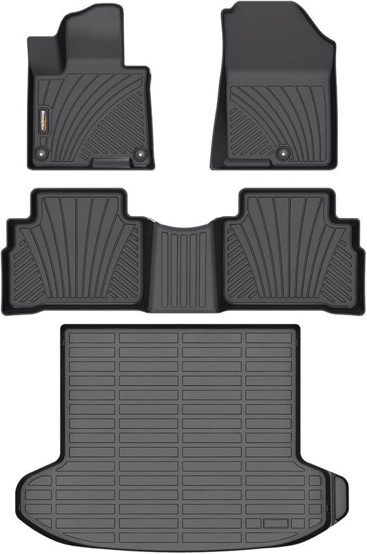 Binmotor-All Weather Floor Mats Cargo Liner for kia Sportage 2023-2026 (Only Gas Models), Full Set, Heavy Duty Car Floor Liners for Sportage Accessories