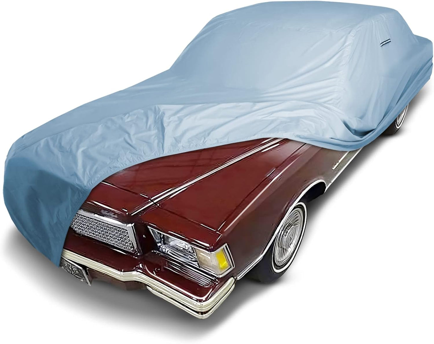 iCarCover Premium Car Cover for 1978-1988 Chevy Monte Carlo Heavy Duty Waterproof All-Weather Automobiles Custom Fit Indoor Outdoor UV Snow Protection Covers with Straps and Bag