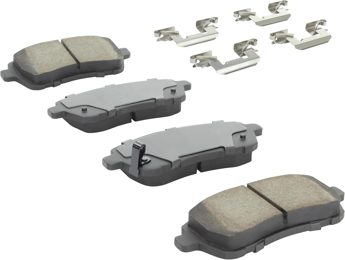 Premium Semi-Metallic Front Brake Pads (1001-1454M) Compatible with Ford Fiesta 2011-2019, Ford Figo 2016-2019, Suzuki Swift 2013-2015