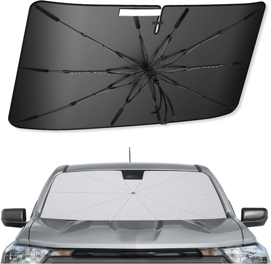 SXCY for 2023-2025 Chevy Colorado/Canyon Windshield Umbrella Sunshade [Easier Foldable] 2025 Colorado/Canyon Accessories 2025 Colorado Sunshade Umbrella for 2025 Colorado Windshield Sun Shade Umbrella