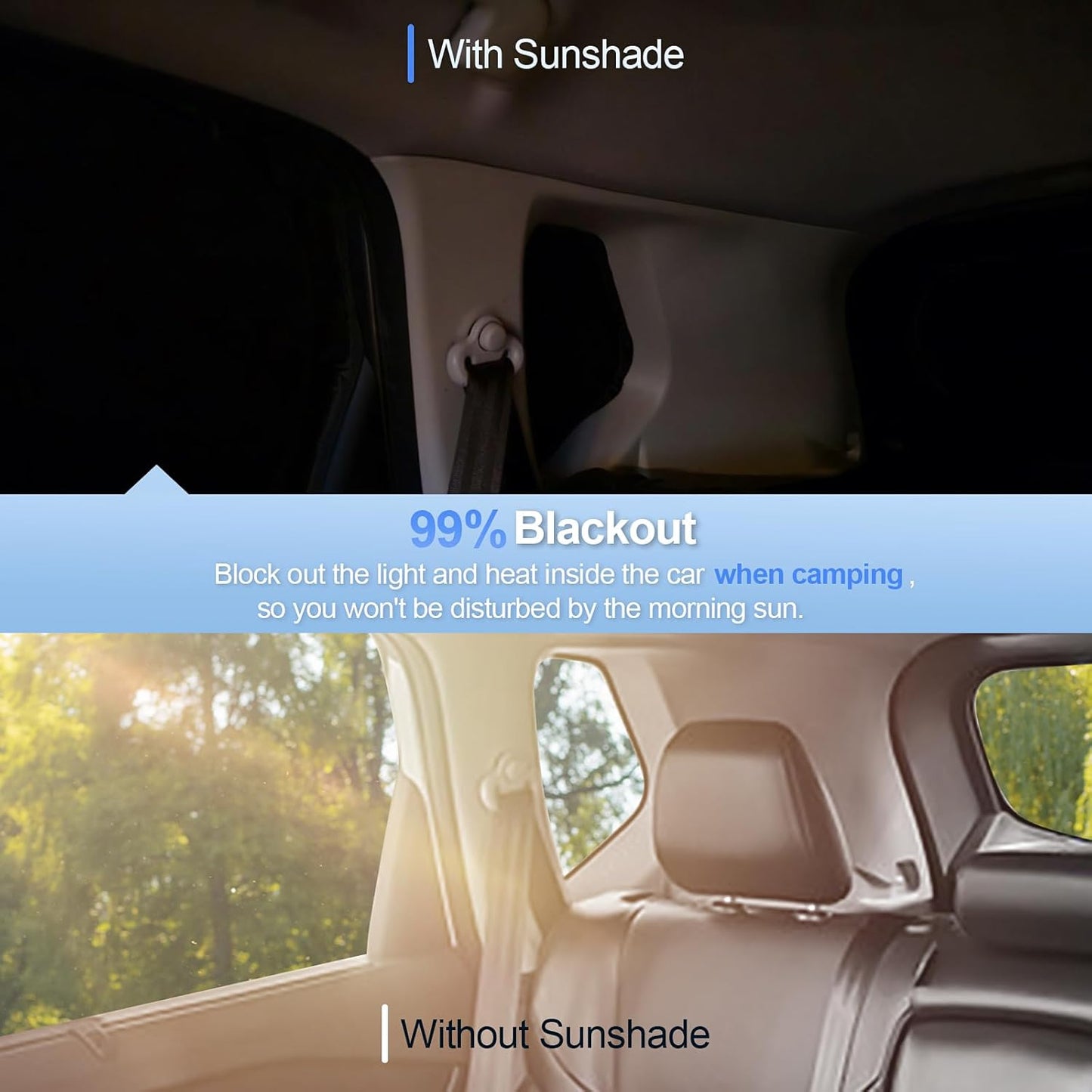 8pcs Car Window Shades for Toyota RAV4 2019-Present Accessories,Windshield Side Rear Full Sunshade,Sun Visor UV Blocking, Privacy Protection and Blackout for Camping Outdoor