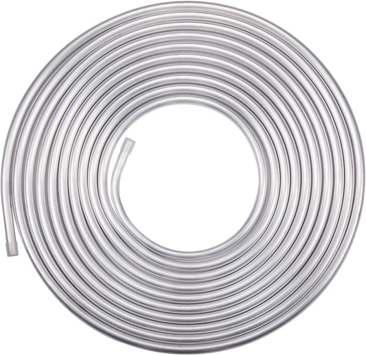 3/8" OD Aluminum Hard Fuel Line Hardline Tube Tubing Coil 10 Feet Roll