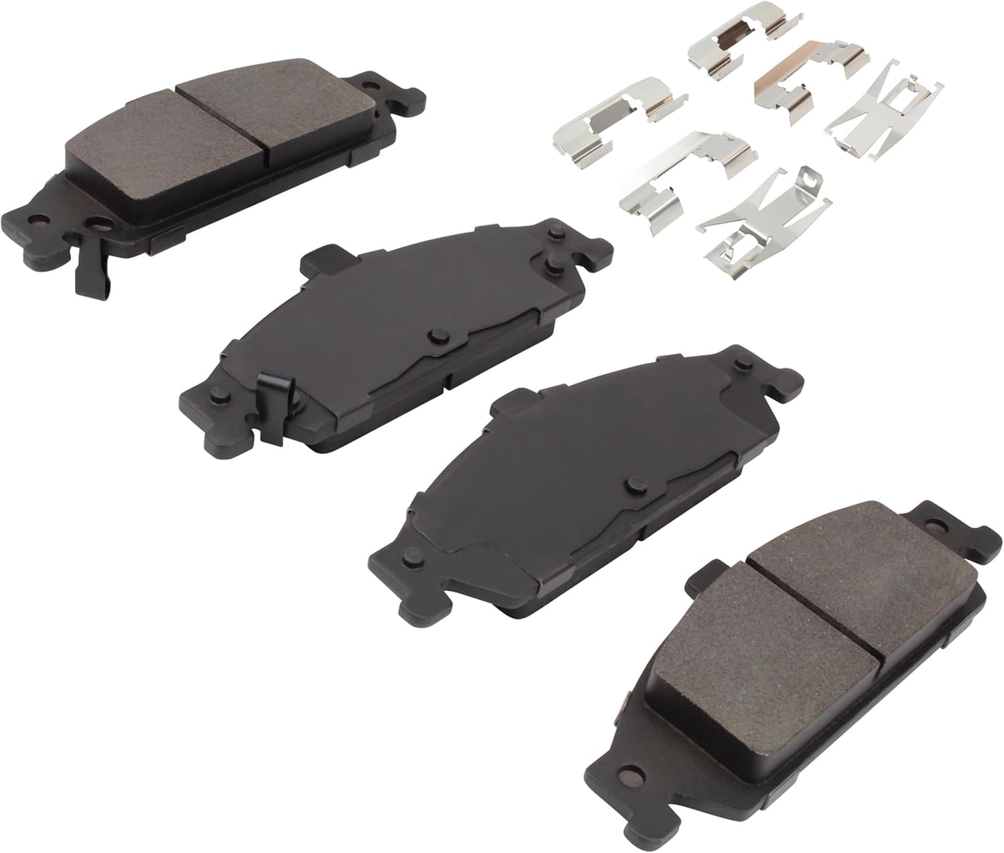 Premium Semi-Metallic Front Brake Pads (1001-0727M) Compatible with Chevrolet Classic 2005-2004, Malibu 2003-1997, Oldsmobile Alero 2004-1999, Pontiac Grand Am 2005-1999 & More