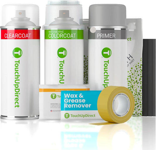 TouchUpDirect 1C8 Luner Mist Silver Metallic Compatible with Toyota Exact Match Touch Up Paint Aerosol - Platinum Kit