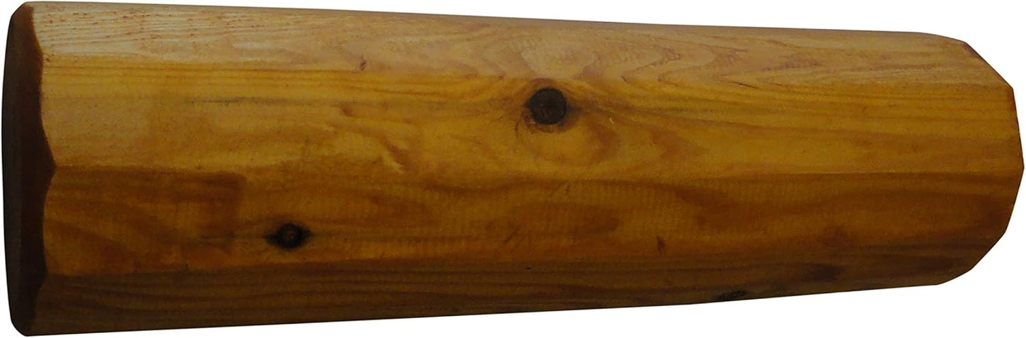 17-Place Freestanding Log Ski Rack Holder, Indoor & Outdoor Snowboard Racks, Standing Storage, Garage Racks for Snow Skis, Durable Snowboard Rack Garage Storage Organizer - Natural + 15" Anchor Kit