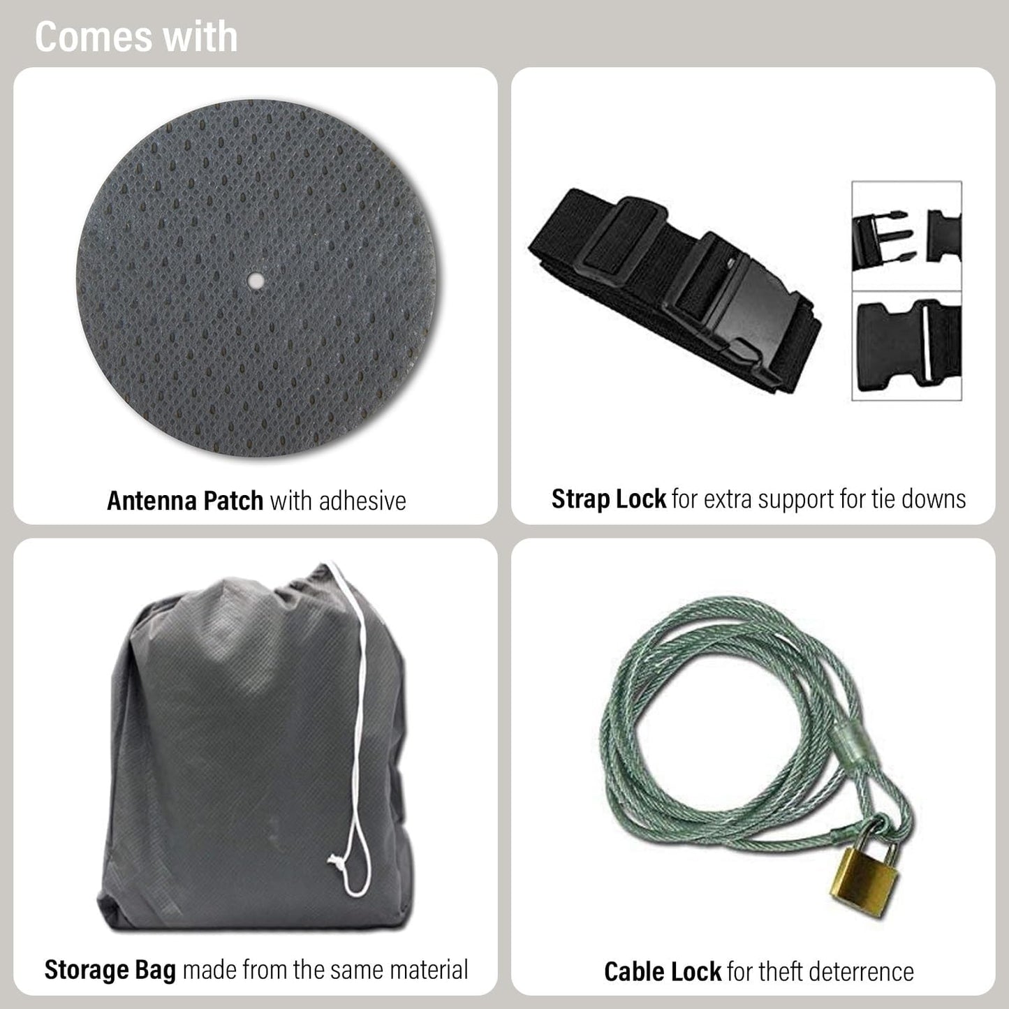 Supreme Full Car Cover – Pontiac GTO 1965-1973 Coupe 2-Door Semi Custom Fit Waterproof Full Coverage All Weather Windproof Dust Proof Indoor Outdoor Automobile