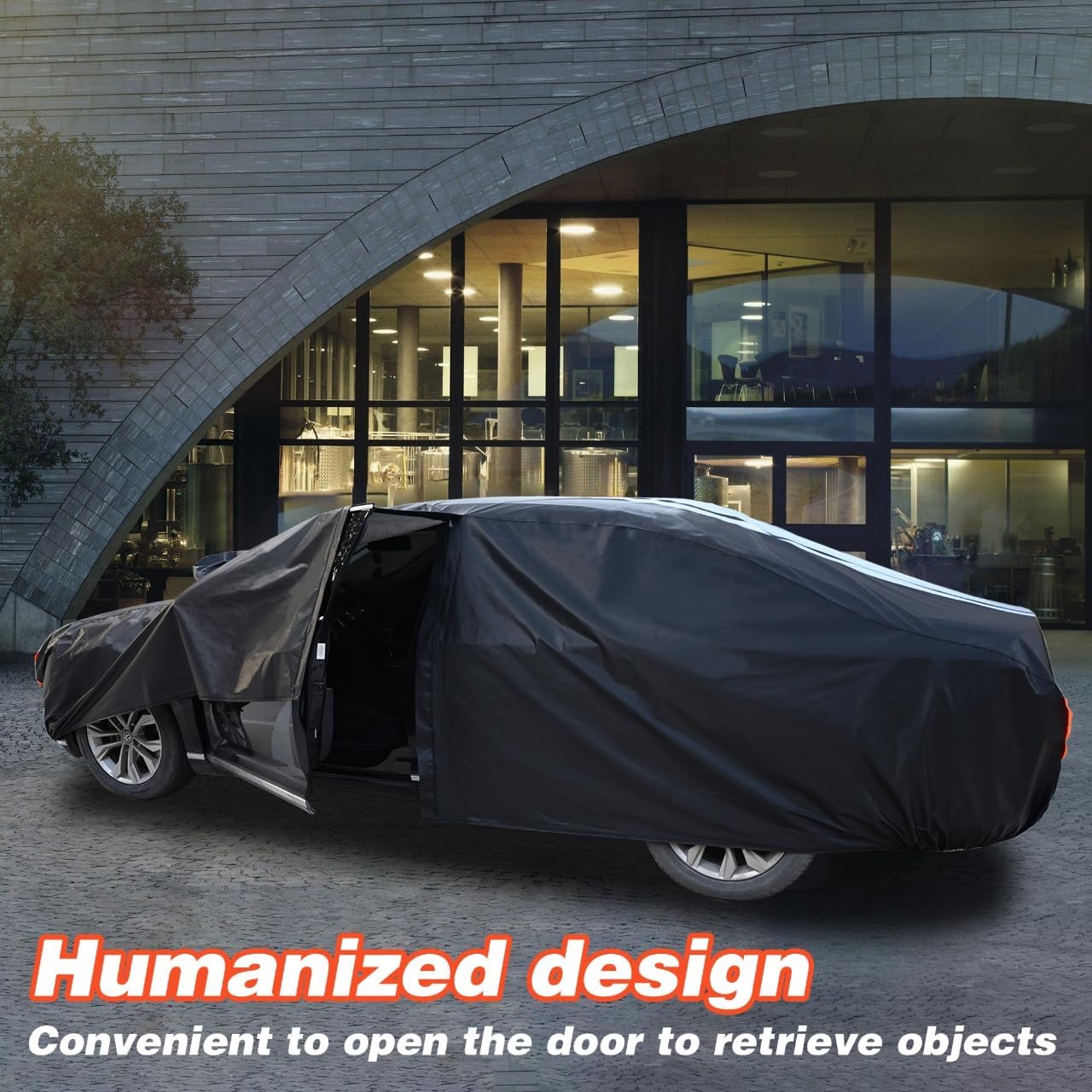 Ford Edge Car Cover 100% Waterproof All Weather, Gift with Towel, 10 Layers SUV Car Cover Custom Fit 2007-2023 Ford Edge, Full Exterior Covers Rain Sun UV Protection with Door Zipper.