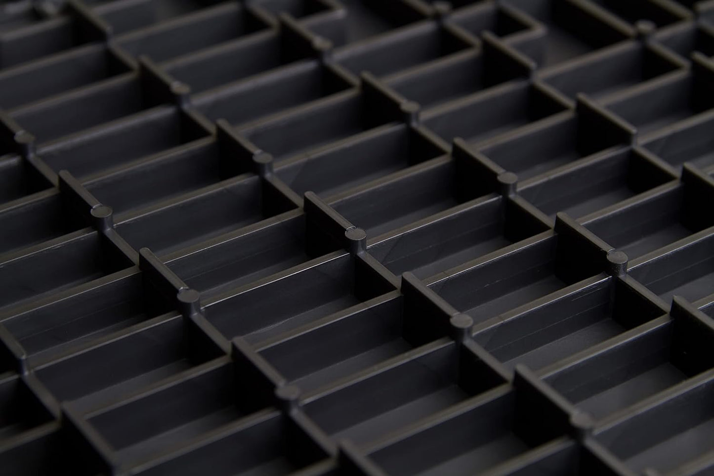 Big Floors GarageTrac Diamond, Interlocking Non-Slip Garage Flooring Tile, Durable, Modular, Heavy-Duty Copolymer, Easy Install (Alloy, 12 Pack of 12 x 12" Tiles)