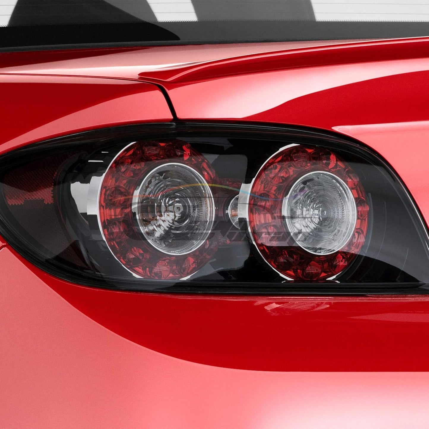 EZAUTO WRAP Free Tool Kit 12"x96" (1FT x 8FT) Glossy Light Black Smoke Headlight Taillight Fog Light Side Marker Vinyl Tint Film Self Adhesive