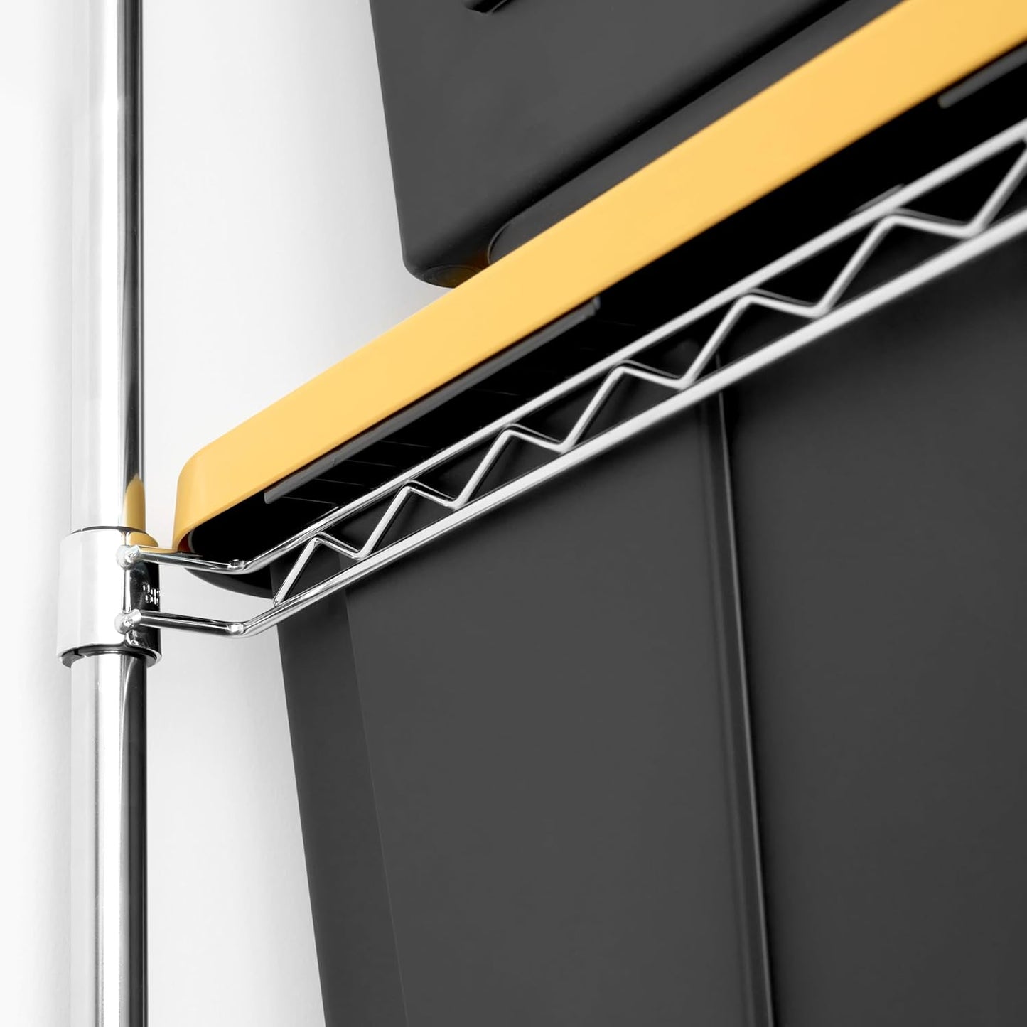 SafeRacks 2 Pack 5-Tier Steel Tote Rack - Maximize Space, Declutter, Organization, NSF Certified, Bin Storage for Garage, Pantry, Kitchen, Workspace, 5 Shelves, 31″ x 23″ x 68″, Zinc