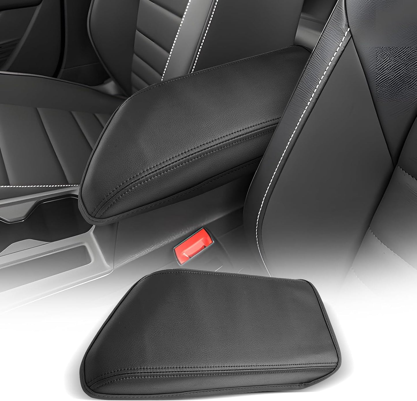 CDEFG for Volkswagen Jetta 2020-2025 Center Console Cover Armrest Box Cover for Jetta (S, Sport, SE, SEL, GLI Autobahn) 2021 2022 2023 2024 2025 Accessories Console Arm Rest Protector