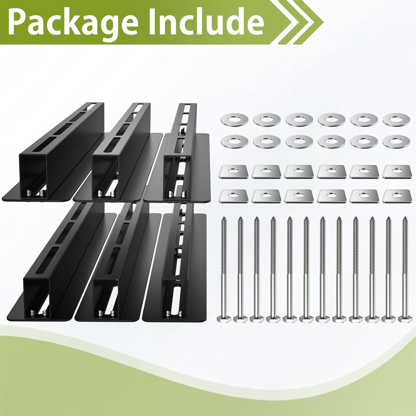 Overhead Garage Storage Rack, Heavy Duty Ceiling Storage Rack, Powder Coated Tote Storage Racks for Garages, Sheds, Storerooms (6 PCS, for 5 Bins)