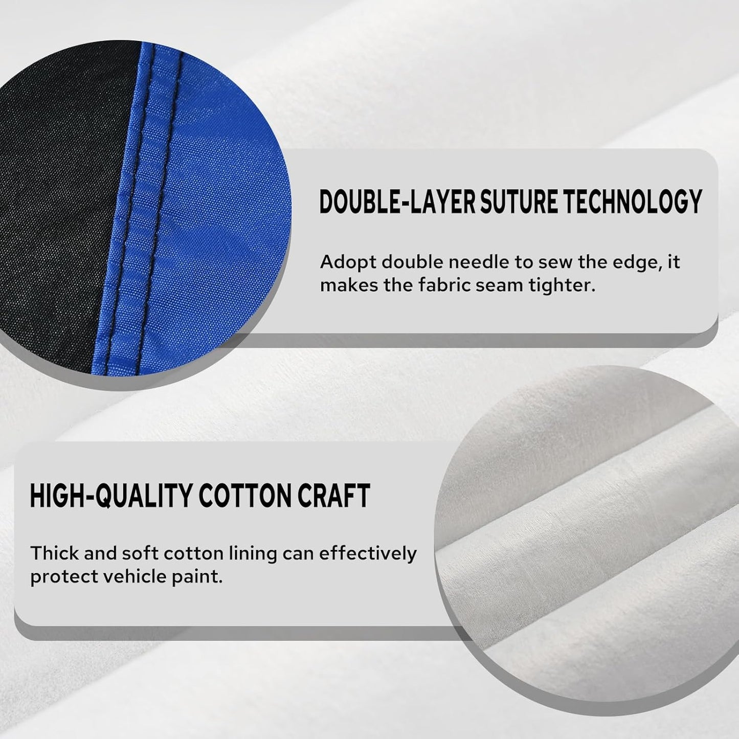 10-Layer Car Cover Waterproof All Weather for Automobiles, Universal Fit for BMW 4/5/6/7 Series, Ford Mustang, Mercedes E/S-Class, Toyota Camry, Sedan 186"-195" L, Size A5 (See Size Chart)