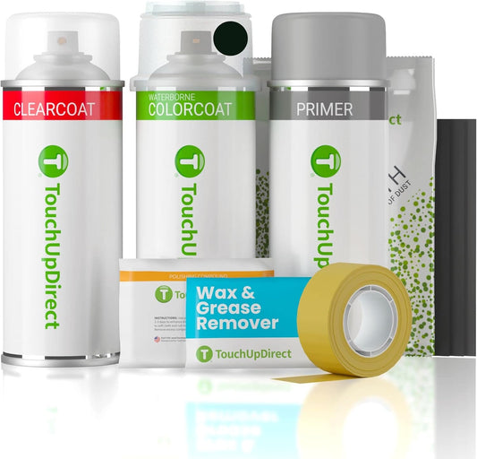 TouchUpDirect 209 Black Sand Pearl Compatible with Toyota Exact Match Touch Up Paint Aerosol - Platinum Kit