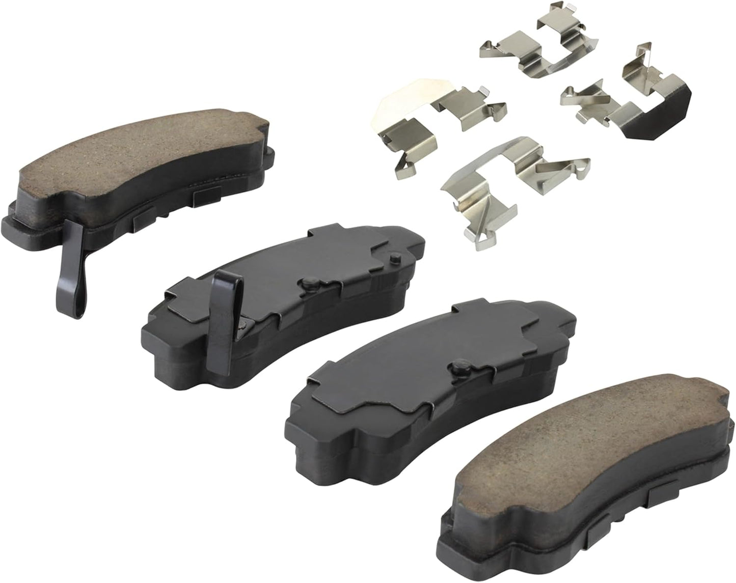Premium Semi-Metallic Rear Brake Pads (1001-0511M) Replacement for Nissan NX 1993-1991, Sentra 1994-1991, Tsuru 1996-1993