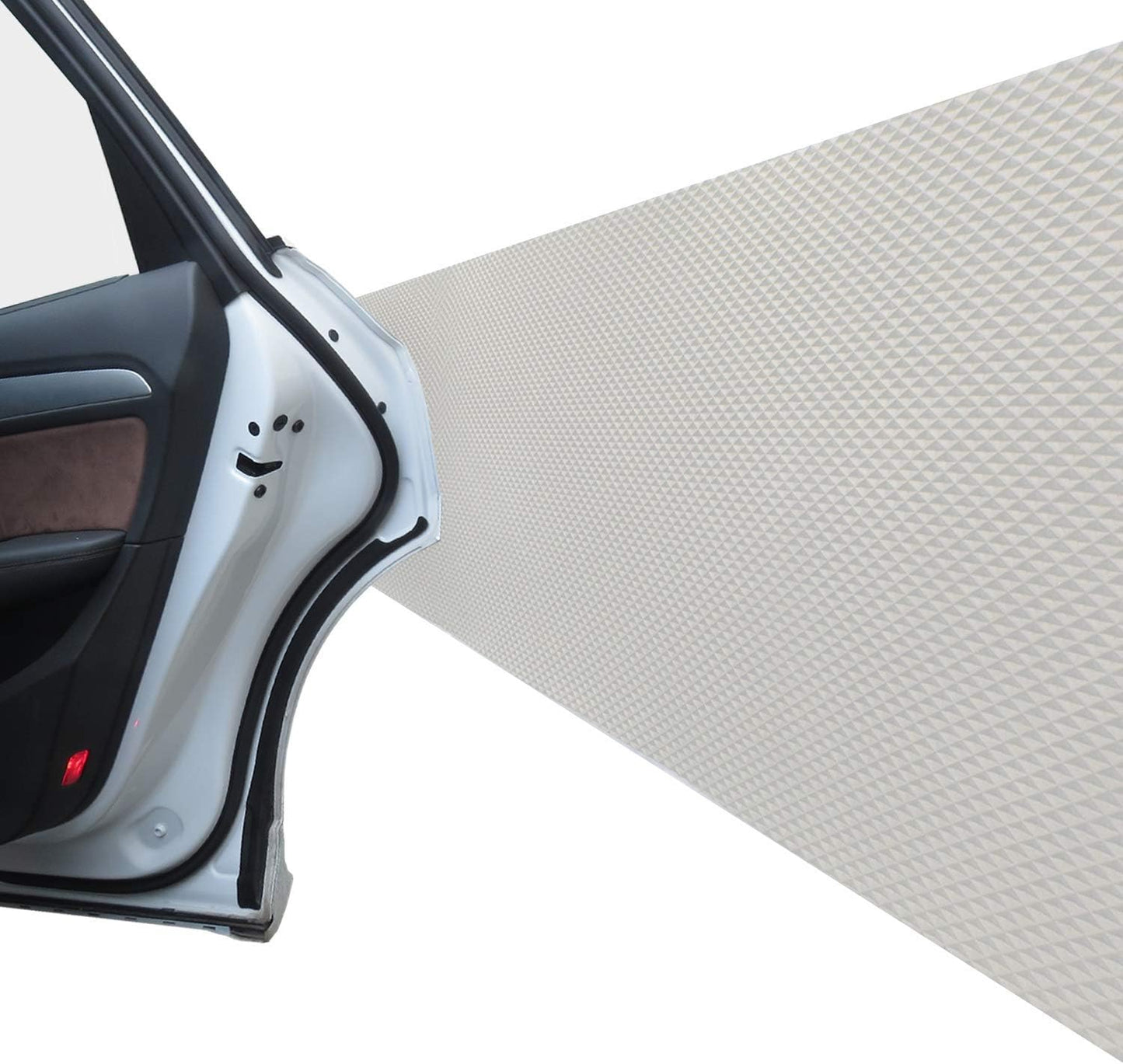 Ampulla Water Resistance Garage Wall Protector, Designed in German (1/4" Thickness White)