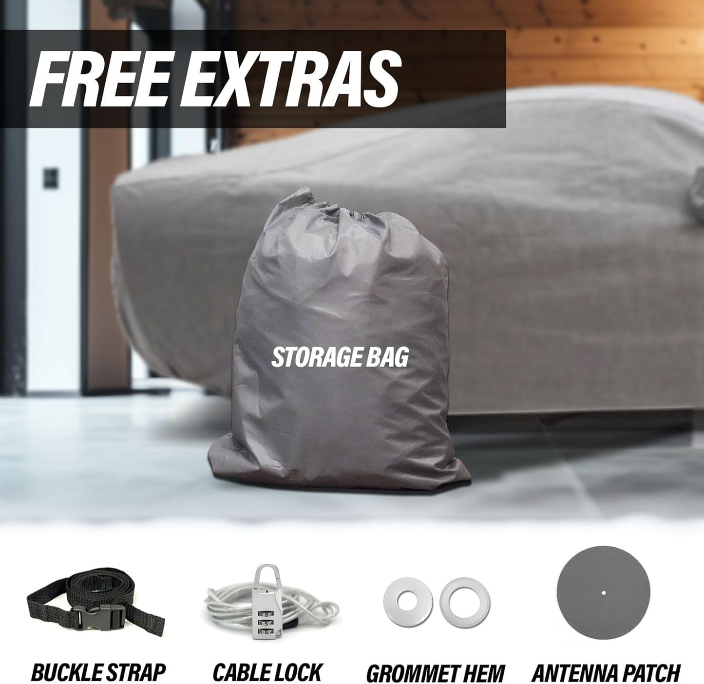 Supreme Full Car Cover – Semi Custom Fit for Full-Size Cars | Dustproof, Windproof, UV Protection, Breathable & Durable All-Weather Protection | Fits Volkswagen 411 1968-1972 Wagon 2-Door