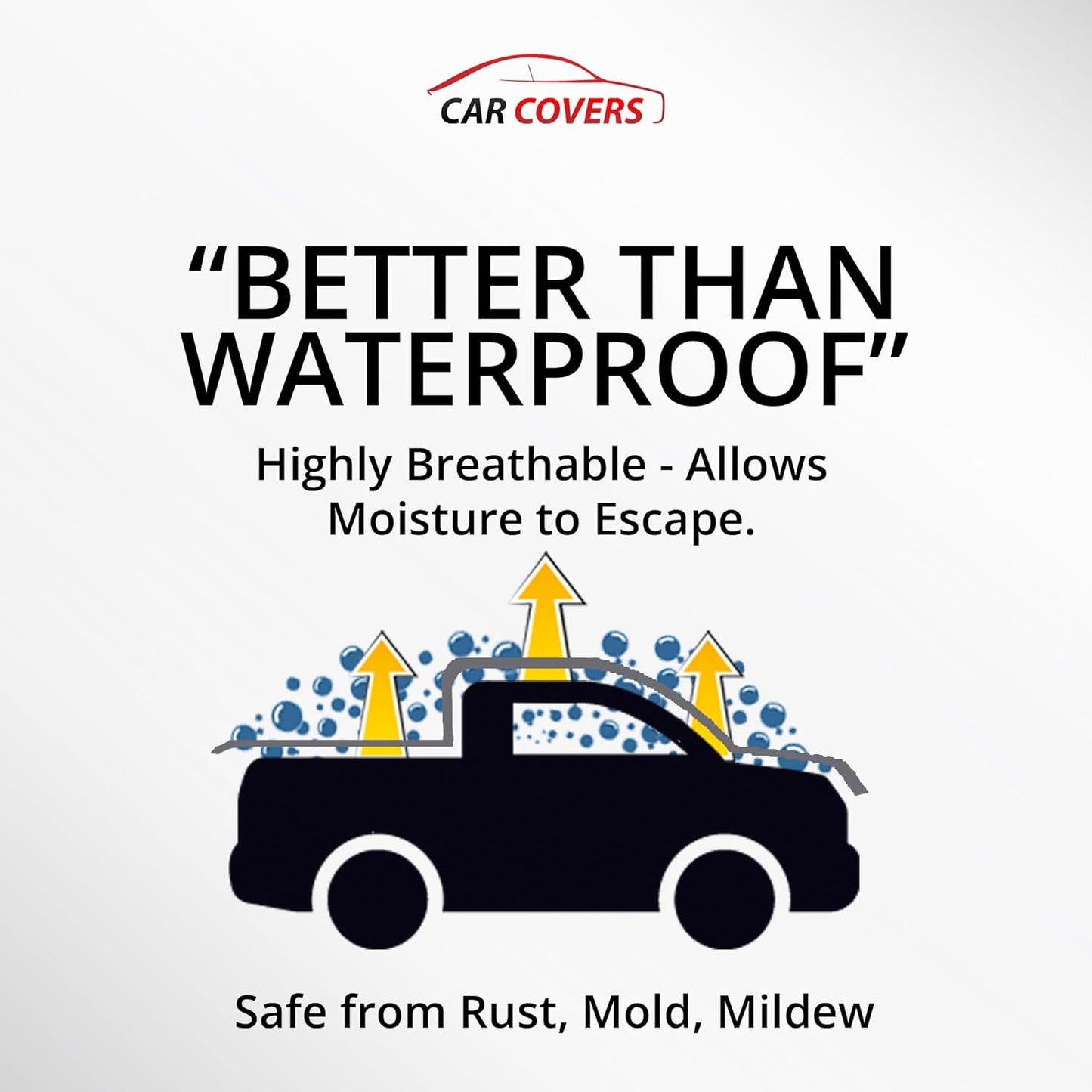 Car Covers Weatherproof Max Truck Cover & Warranty Compatible with Ford 1984-1989 F-250 Regular Cab, 8– Outdoor Cover, Prevents Theft with Cable Lock