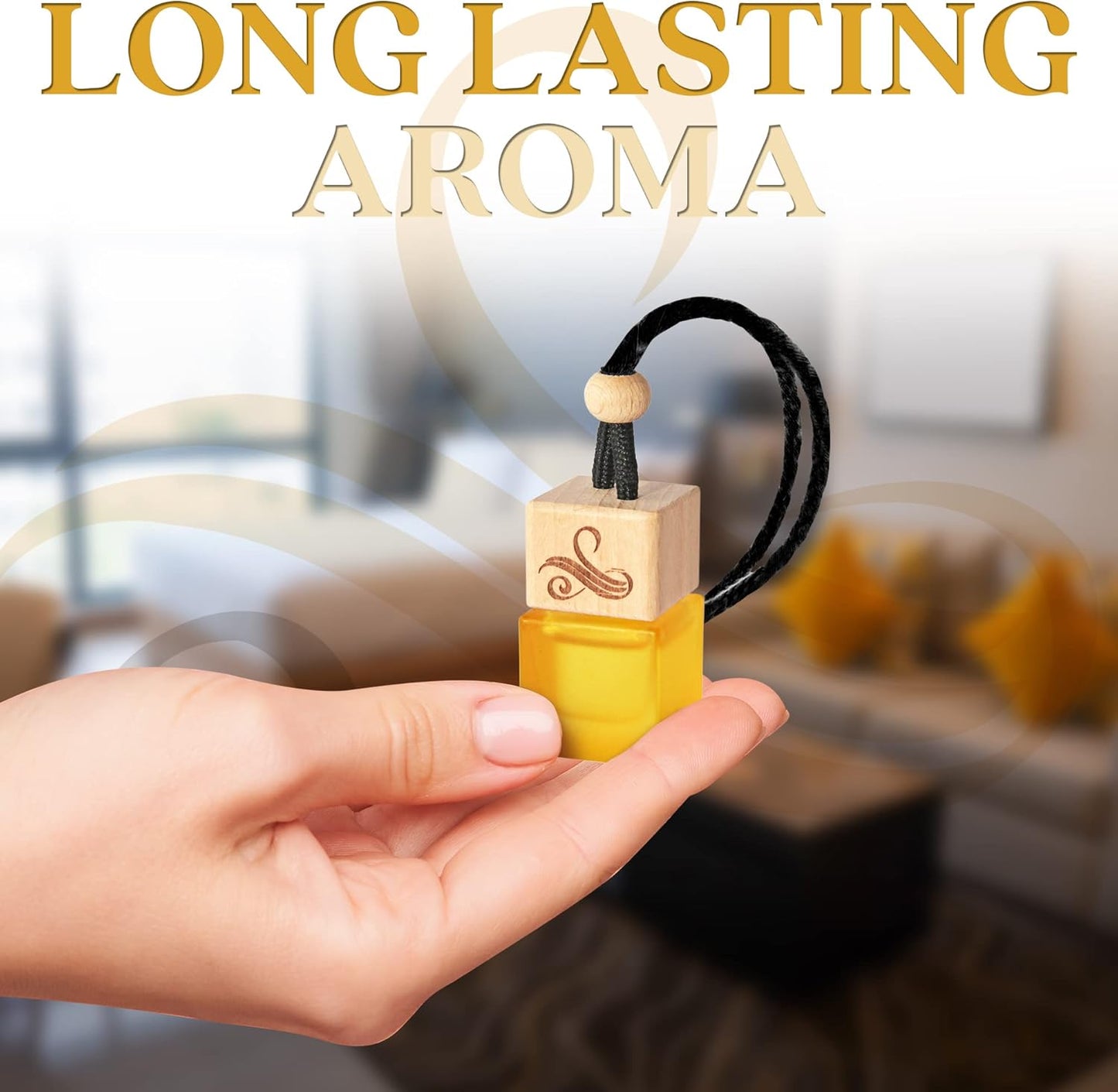 One Million Car Air Freshener for Men | Automotive Air Fresheners with Vent Clip | Strong Car Perfume with Odour Eliminating Technology | Long Lasting Air Freshener by Perfa