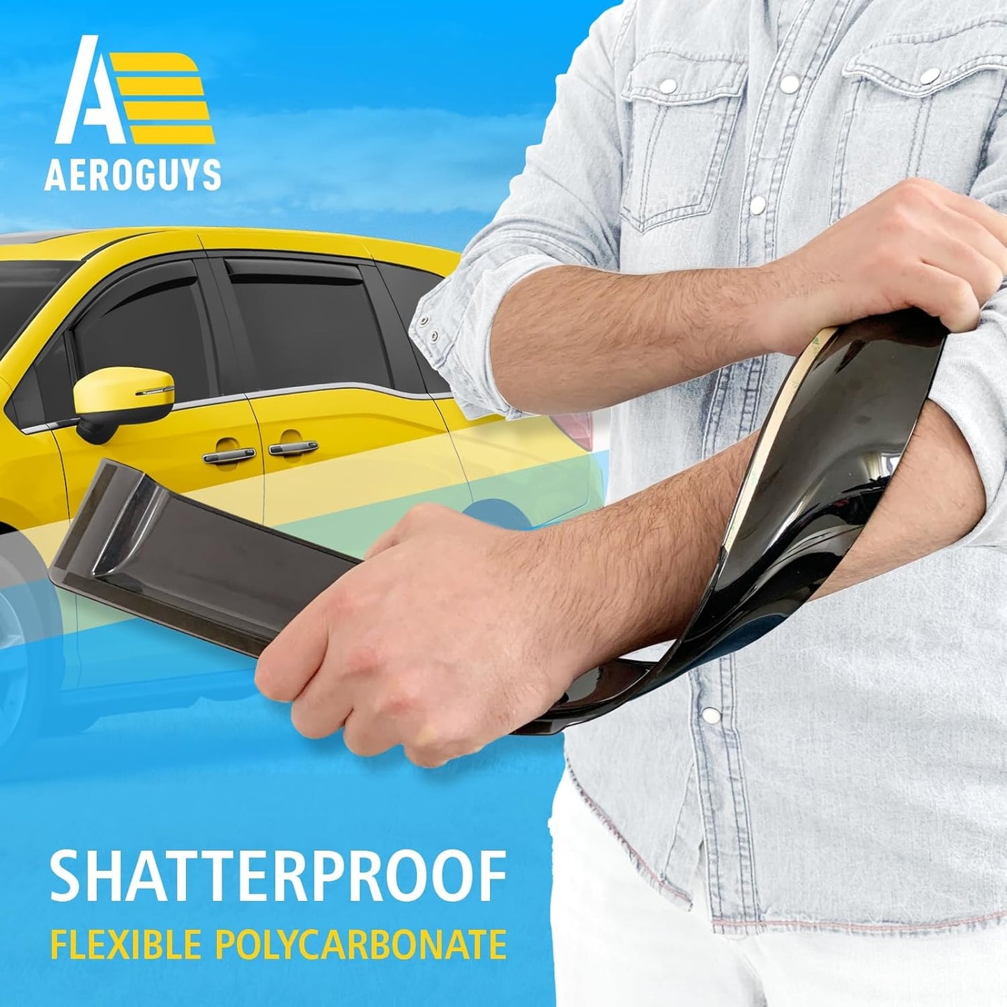 Extra Durable Window Deflectors in-Channel Window Visors Rain Guards Fit for Honda Odyssey 2018-2025, Sun Visors, Wind Vent for Shades, Exterior Car Accessories - 4pcs. AG0765