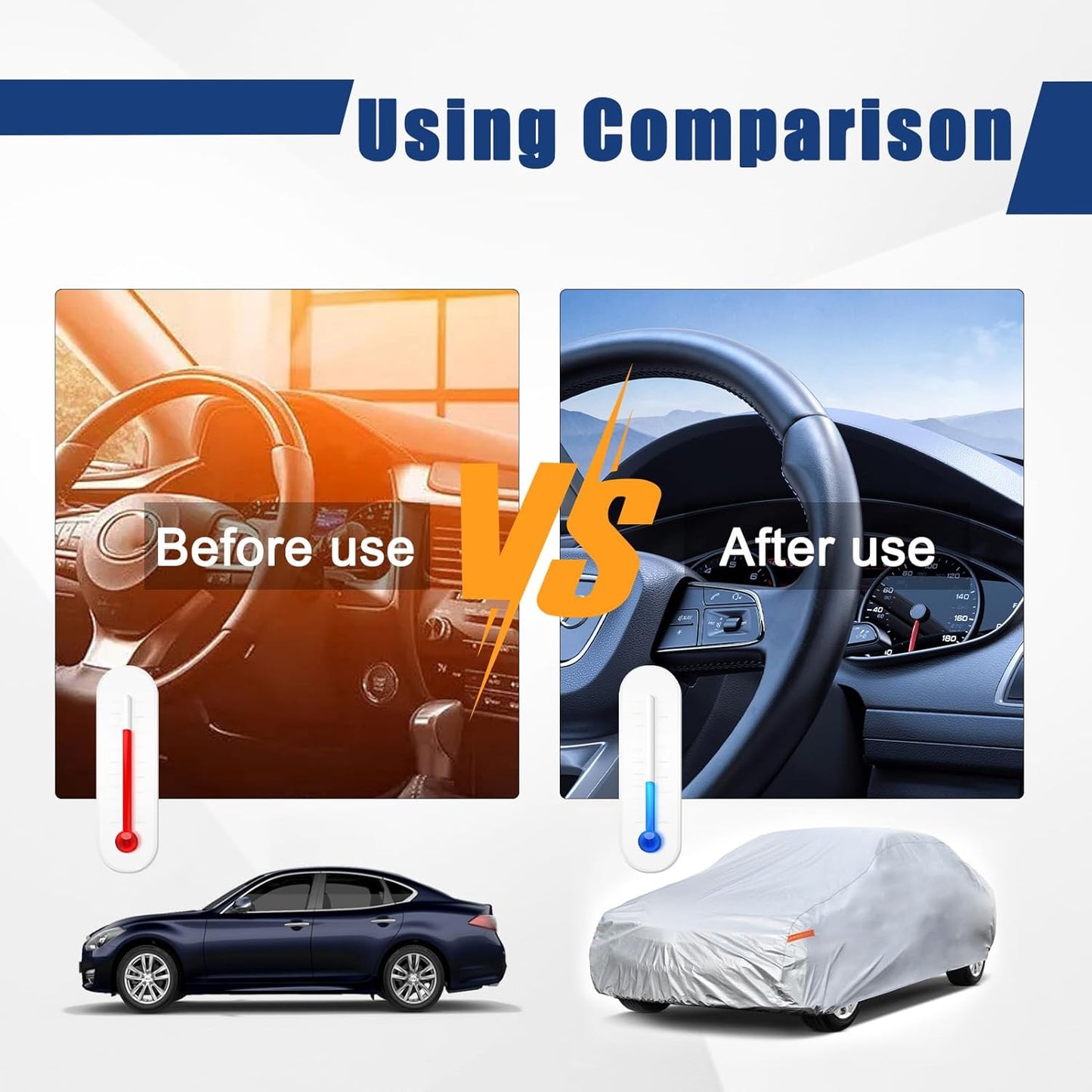 Kayme 6 Layers Car Cover Custom Fit for BMW Z3 (1997-2003) Waterproof All Weather for Automobiles, Outdoor Full Cover Rain Sun UV Protection.Silver