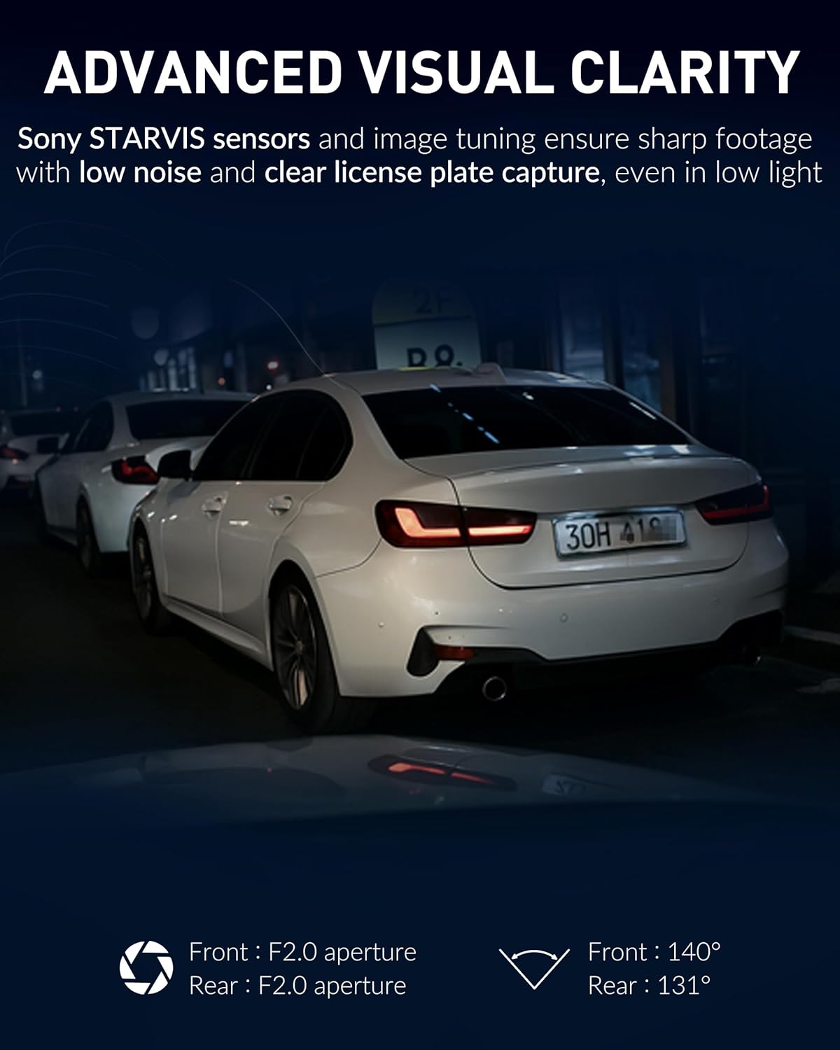 BlackVue DR770X-2CH II Dash Cam – Dual Full HD Front & Rear, Enhanced Visual Clarity, Fast Boot, USB-C Install, Effortless Video Playback via Wi-Fi, Cloud Remote Access, Smart Parking Mode (512GB)