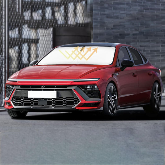 Sun Shade for Sonata Windshield Sunshades for Hyundai Sonata 2020 2021-2024 2025 Windshield Cover Front Window Shields 240T Silver Coating Protector Sun Visor Blocks UV Rays Heat Car Accessories