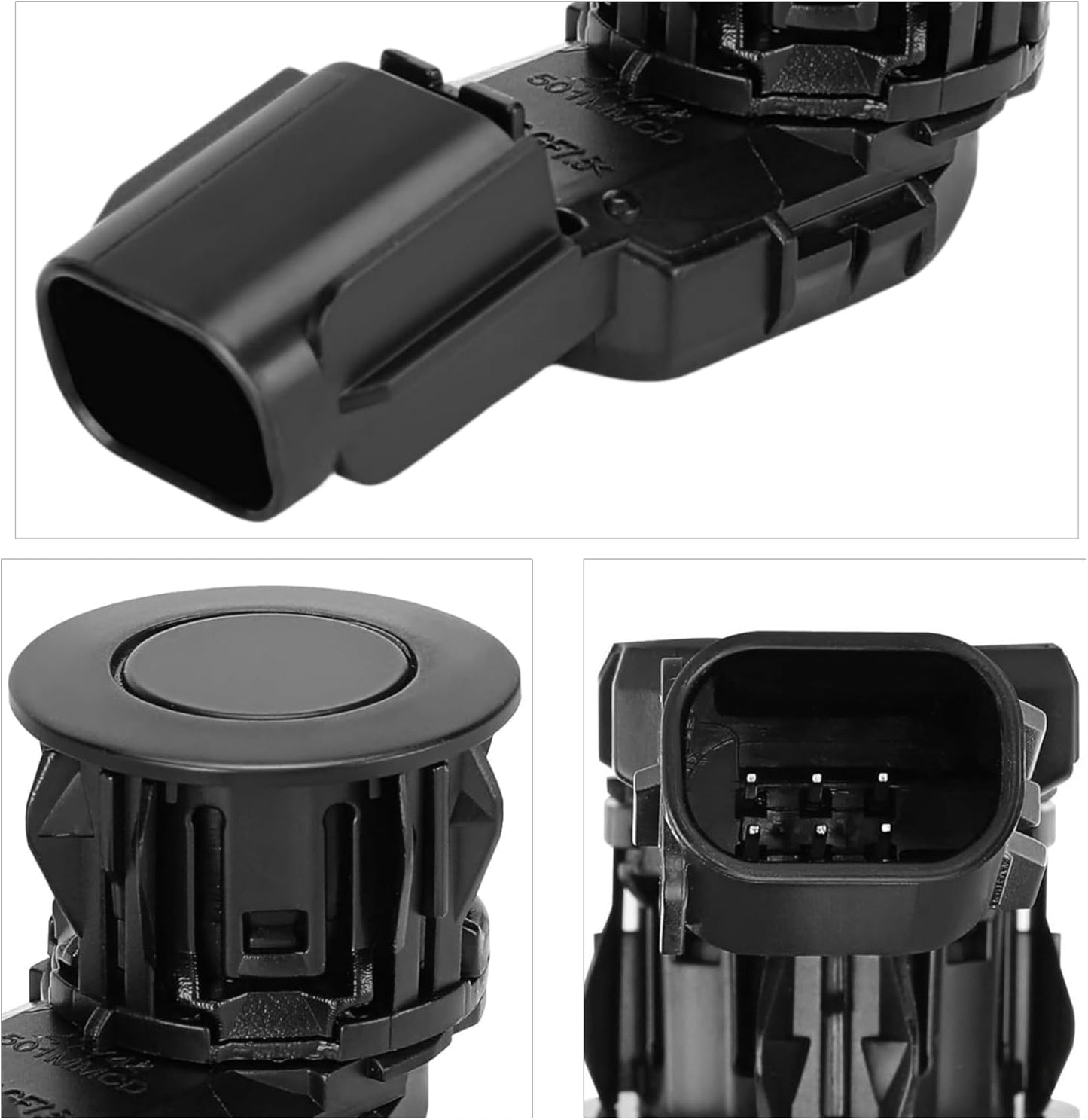 Backup Sensor Reverse Backup Parking Rear Bumper Park Assist Object Sensor Compatible for Toyota RAV4 2016-2018 for Toyota Tundra 2014-2018 Rpalce#893410C010 8934142030 893410C011 (4 Pcs)