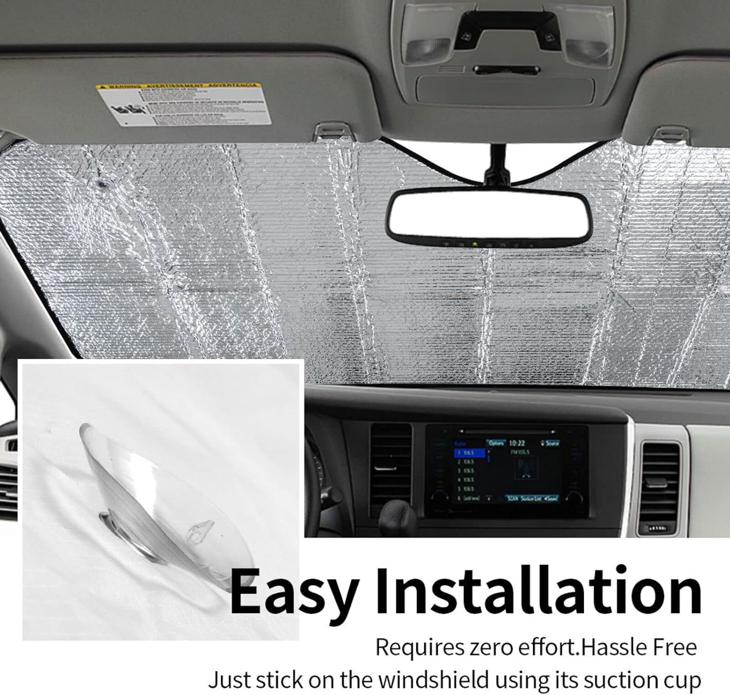 Dragonfly Car Windshield Sunshade Front Window Sun Visor Protector Foldable Shield Cover for Truck SUV