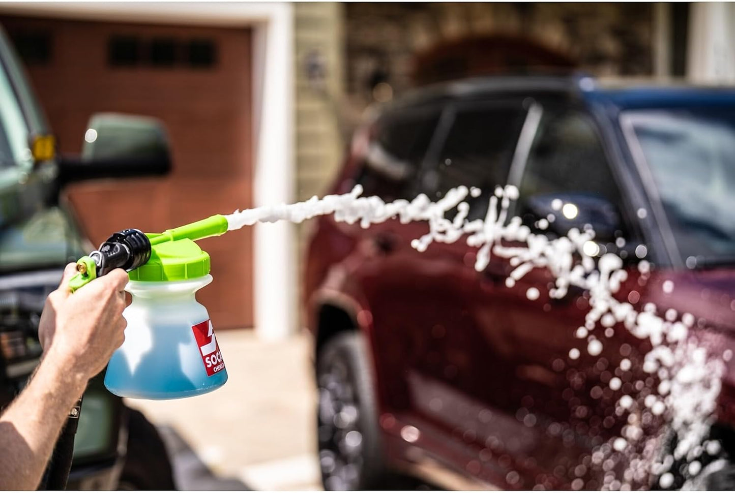 SOCAR Wash N Wax Car Wash Soap - 5 Gal., pH Neutral, Carnauba Wax, Model# SCO-WNW-5