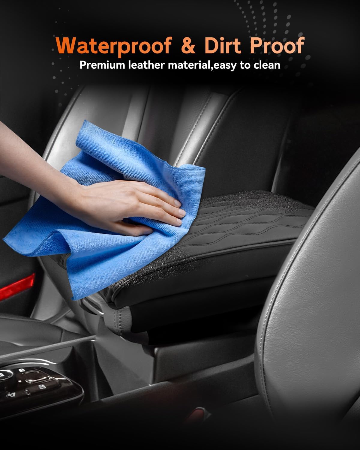 CDEFG for 2025 Kia Sportage Center Console Cover Armrest Box Cover for Sportage (LX, EX, X-Line, SX, SX Prestige, X-Pro, X-Pro Prestige) 2023 2024 2025 Accessories Arm Rest Protector