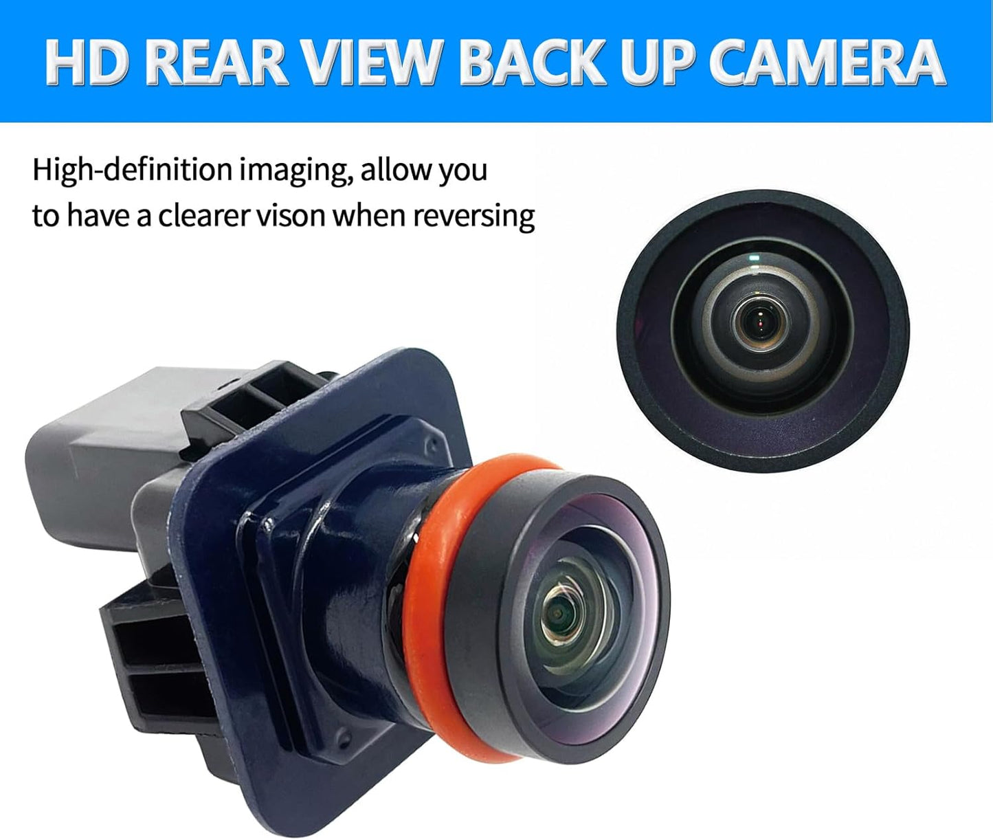 Rear View Back Up Camera Backup Camera Compatible with 2010 2011 2012 Ford Taurus Replaces AG1T-19G490-AA AG1Z-19G490-D