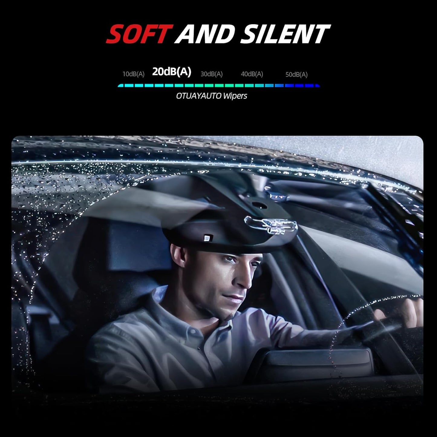 OTUAYAUTO Premium Windshield Wiper Blades - Replacement for Subaru Ascent 2019-2023 - Precision Fit, All-Weather Performance, Front and Rear Wiper Blades, Top Lock - 26"+20"+14" (Pack of 3)