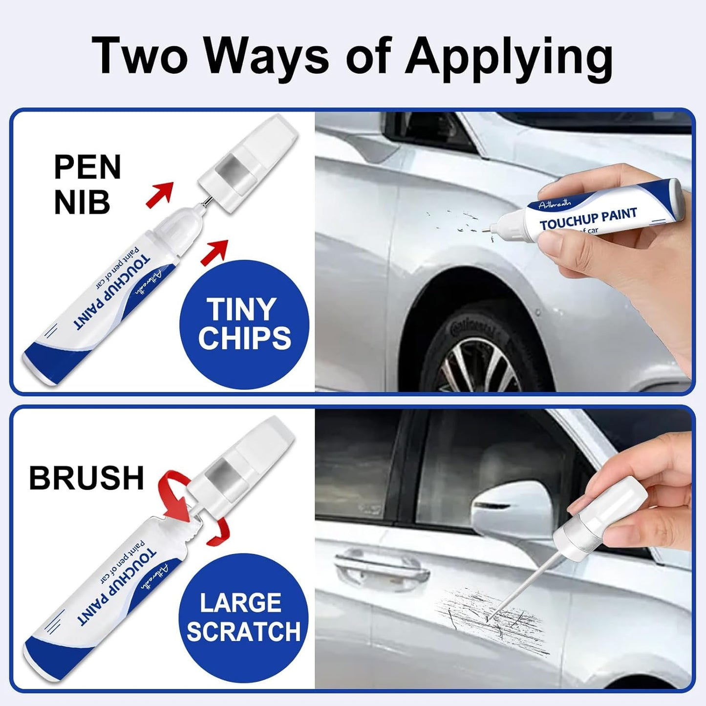 Urban Gray Pear(NH-912P) Touch Up Paint for Honda-Exact Match–Chips and Nicks Car Paint Scratch Repair Kit Automotive Paint Pen for CR-V/CIVIC/Accord/HR-V/Pilot/Odyssey/Ridgeline/Passport