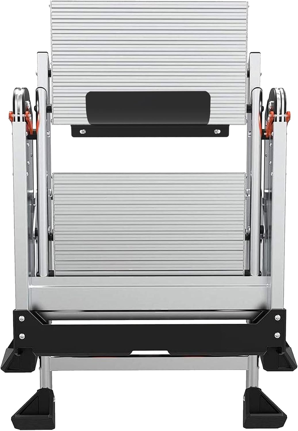 Heavy Duty Metal Wall Storage Hangers for Garage - Black Ladder Rack with Screws (16.5 inch 1PCS)