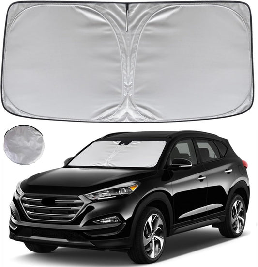 KAYZT Windshield Sun Shade for 2016-2021 Hyun-dai Tucson Foldable Sunshade Front Window Custom Fit Car Accessories