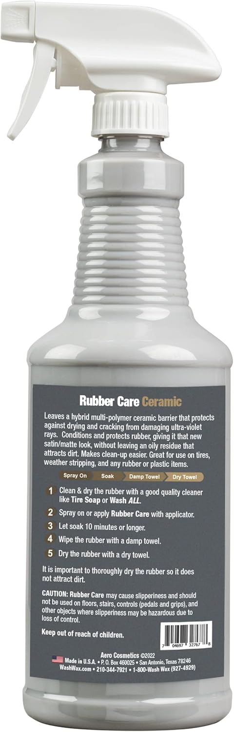 Tire Dressing, Tire Protectant, No Tire Shine, No Dirt Attracting Residue 32oz Natural Satin/Matte Finish, Aircraft Grade Rubber Tire Care Conditioner, Better Than Automotive Products