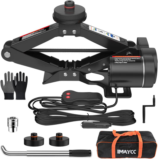 Electric Car Jack for Tesla, Portable 12V 2 Ton Tesla Tire Repair Tools, Electric Lifting Jack for Model Y/3/S/X, Tire Changing Kit for Tesla Vehicles.