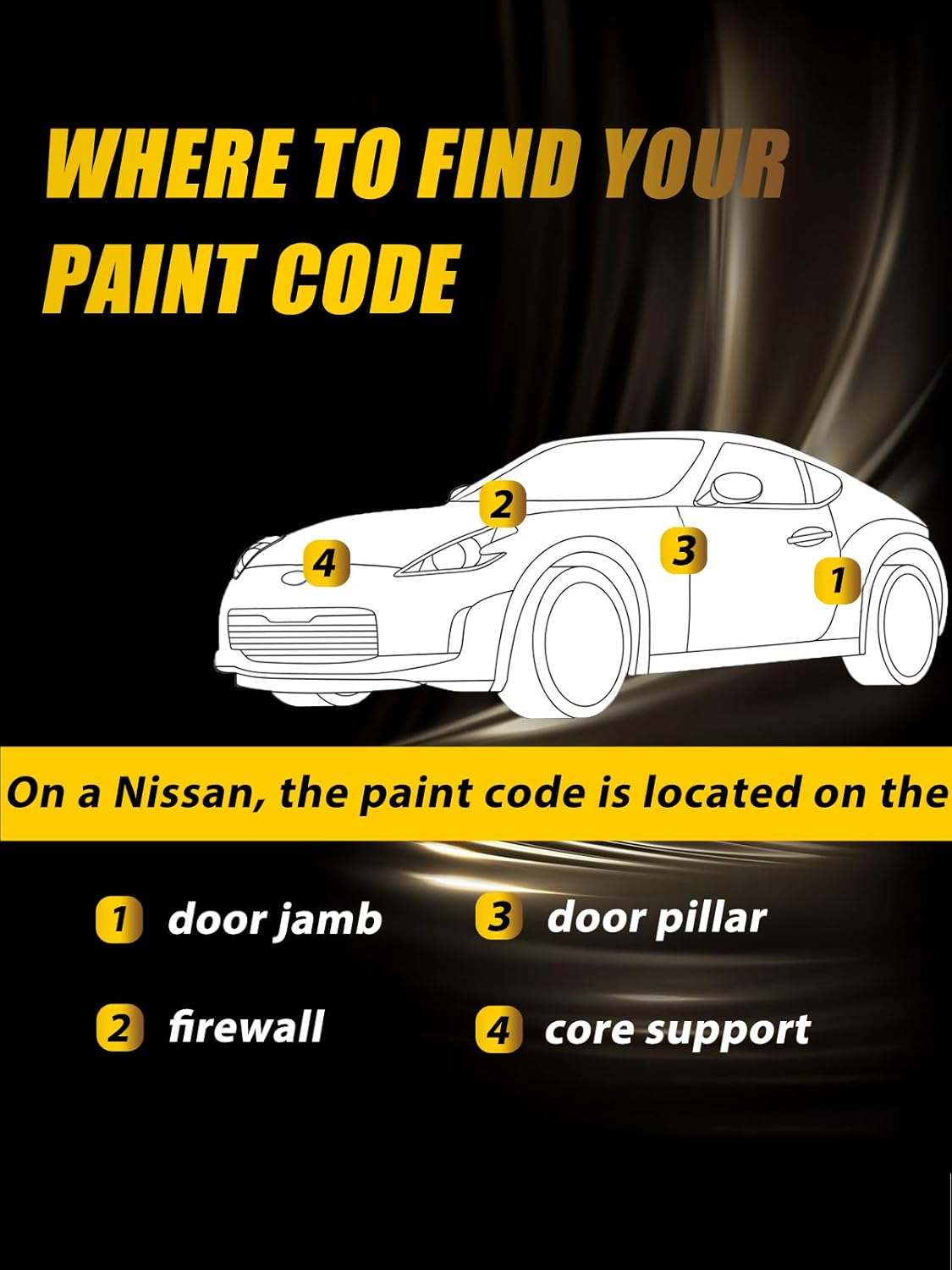 Black/Magnetic Black Pearl(G41) Touch Up Paint Compatible with Nissan, Exact Match Car Paint Pen Automotive Scratch Repair Remover Kit Quick & Easy Solution for Vehile Chips and Nicks