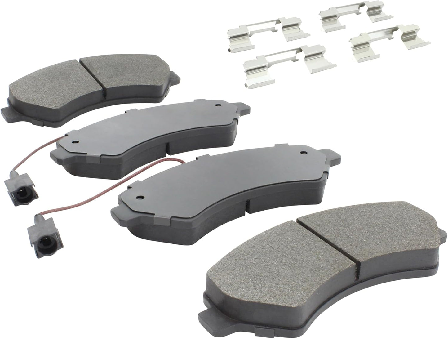 Premium Semi-Metallic Front Brake Pads (1001-1540AM) Compatible with Peugeot Manager 2016-2017, Ram ProMaster 1500 2014-2023, Ram ProMaster 2500 2014-2023, Ram ProMaster 3500 2014-2023