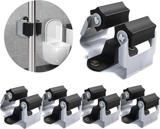 3-H 4 Pack Mop and Broom Holder Big Size Hanging 1 KG Extra,Broom Holder Wall Mount for Hanging and Organizing Shove Rake Yard Tools in Shed Kitchen Laundry Room Bathroom Garden(black