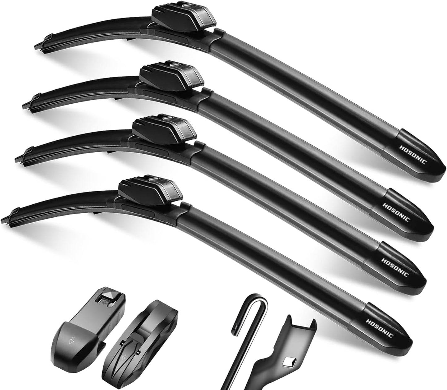 Windshield Wipers, 28" + 16" Wiper Blades, Compatible with Toyota Prius 2022-2016, 2022-2019 AWD-e, 2022-2017 Prime - Double Service Life (Set of 4)